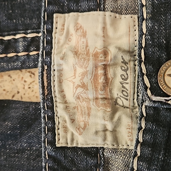BIG STAR PIONEER VINTAGE COLLECTION..THE LEGENDARY JEANS DEC0RATIVE JEANS 36R - Picture 2 of 9